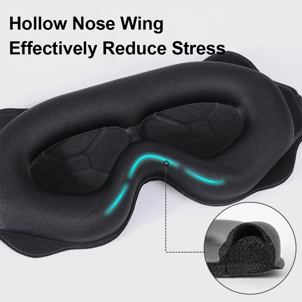 Маска для сна, блокирующая све – обзор и цена Sleep Eye Mask 3D