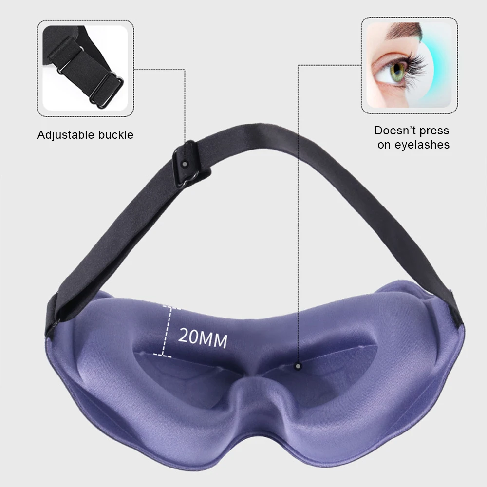 Маска для сна, блокирующая све – обзор и цена Sleep Eye Mask 3D