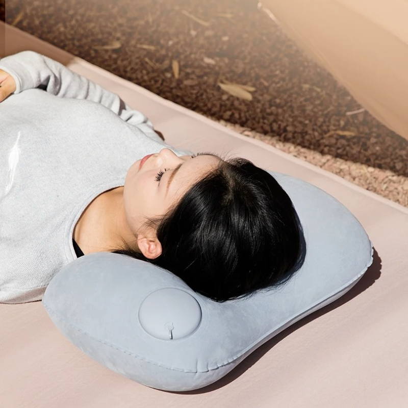 Ультралегкая надувная подушка  – обзор и цена Neck Traction Pillow