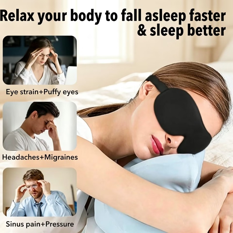 3D маска для сна, повязка на г – обзор и цена Sleep Eye Mask 3D