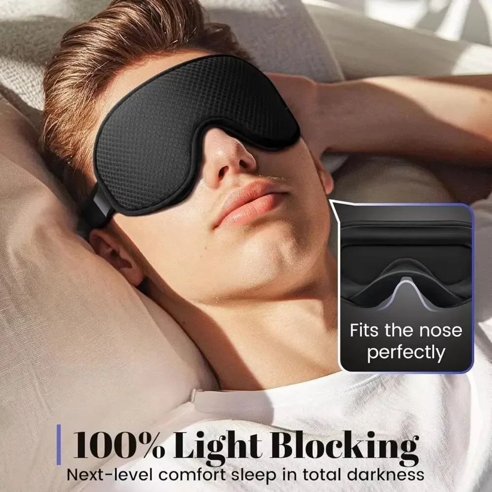 Маска для сна с полной светоне – обзор и цена Sleep Eye Mask 3D