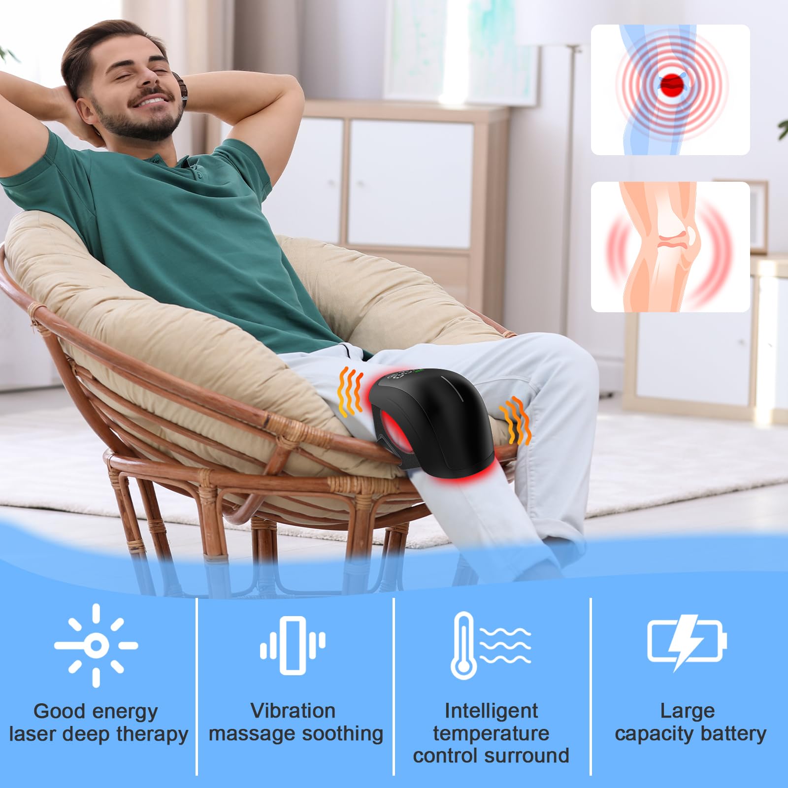 Электрический массажер для кол – обзор и цена Red Light Therapy Device