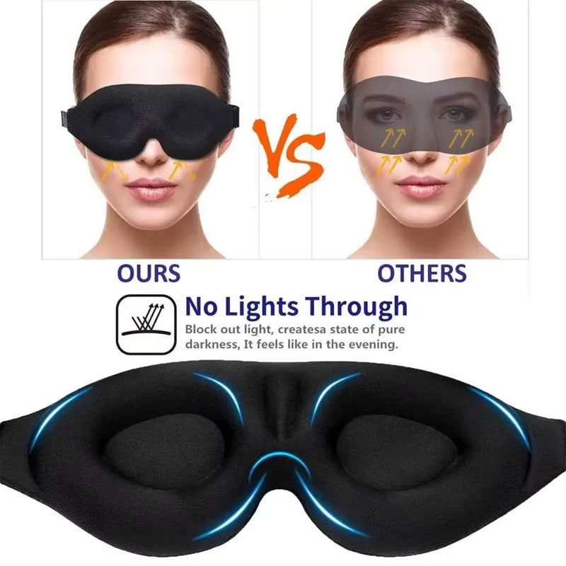 Маска для сна 3D, супермягкая, – обзор и цена Sleep Eye Mask 3D