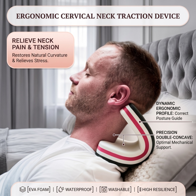 Новый дизайн, расслабляющее ср – обзор и цена Neck Traction Pillow