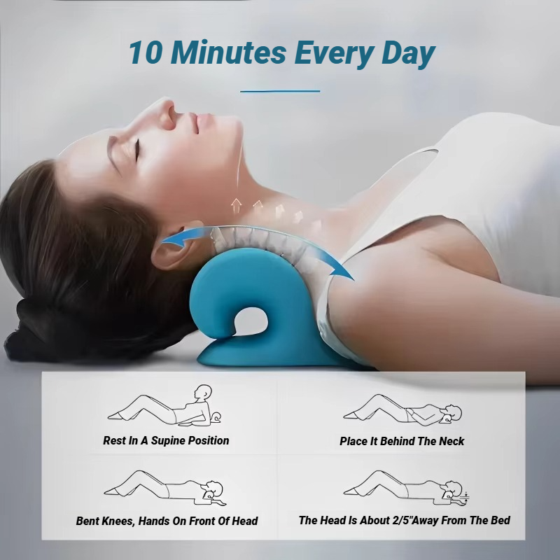 Растяжитель для шеи и плеч, ра – обзор и цена Neck Traction Pillow