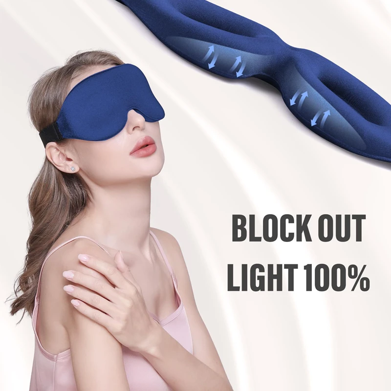 3D-маска для сна, обеспечивающ – обзор и цена Sleep Eye Mask 3D