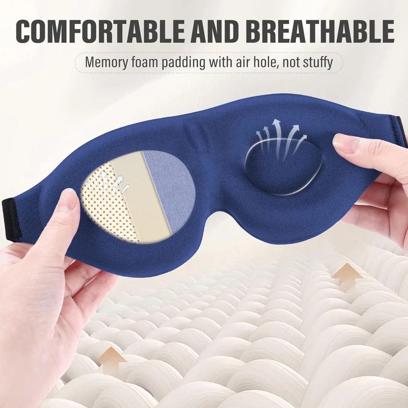 3D-маска для сна, обеспечивающ – обзор и цена Sleep Eye Mask 3D