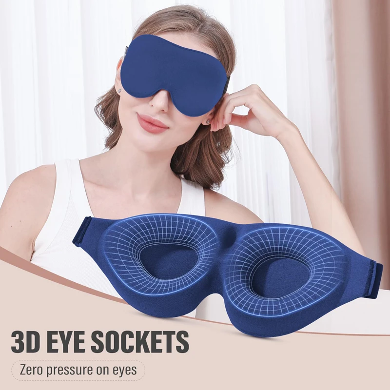 3D-маска для сна, дышащая, суп – обзор и цена Sleep Eye Mask 3D
