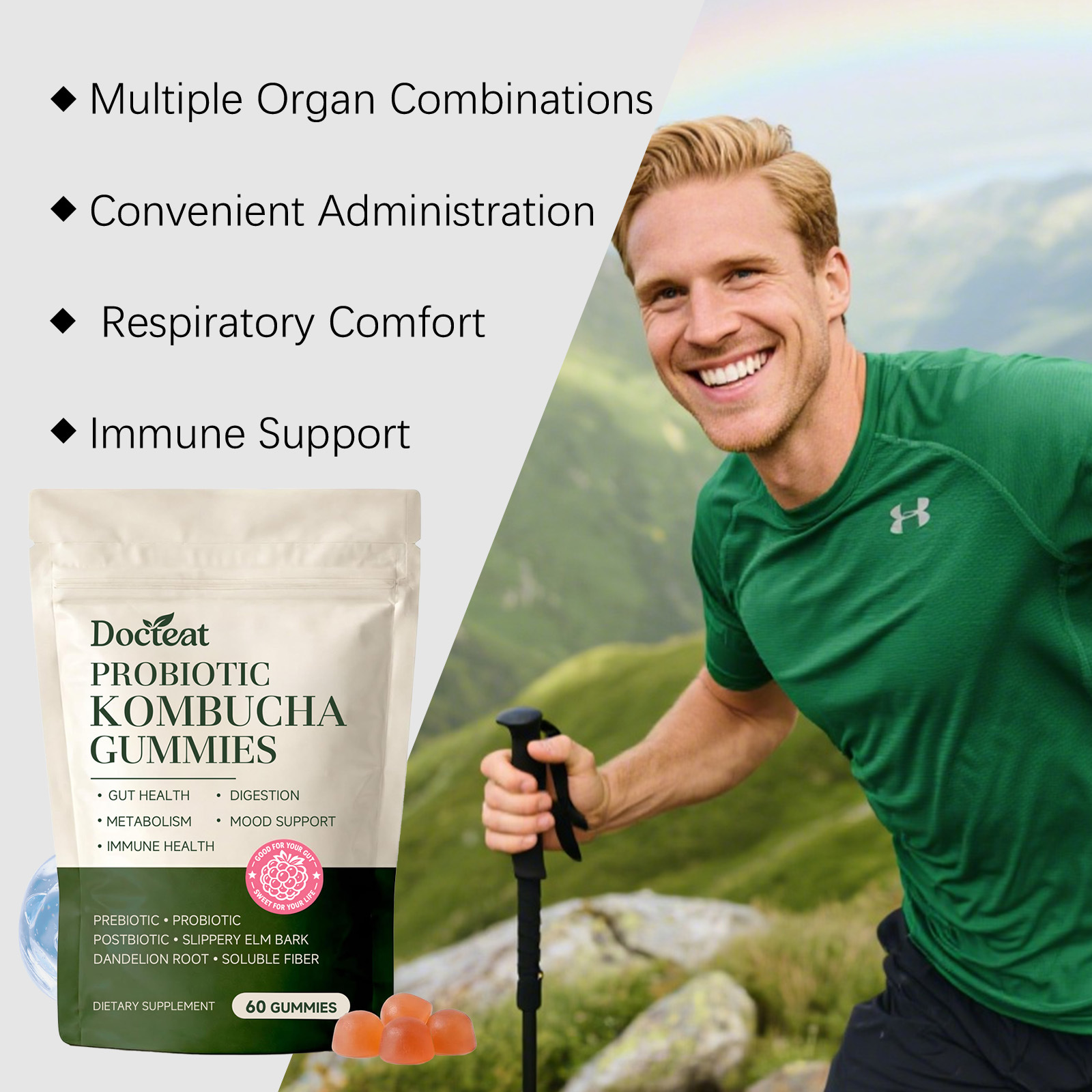 Пробиотические жевательные пас – обзор и цена Health Wellness Gummies