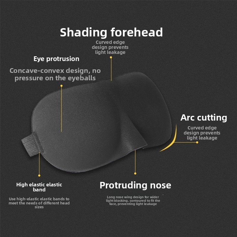1 шт. Твердая 3D-маска для сна – обзор и цена Sleep Eye Mask 3D