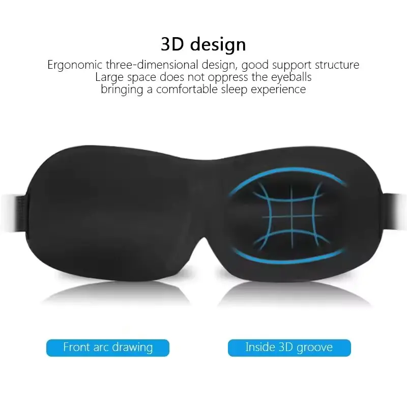 Маска для сна 3D с контурной ф – обзор и цена Sleep Eye Mask 3D