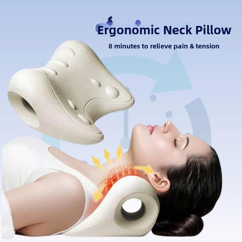 Эргономичная массажная подушка – обзор и цена Neck Traction Pillow